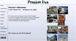 Desktop Screenshot of pension-eva-ottobeuren.de